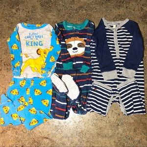 Toddler boy pajama bundle, 18 months